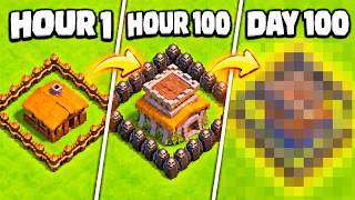 I Turned My 100 Hour Clash Account Into a 100 Day Challenge