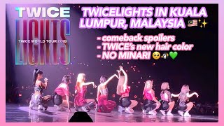 Vlog Twicelights In Kuala Lumpur Feel Special Spoiler, Twices New Hair Color, No Mina