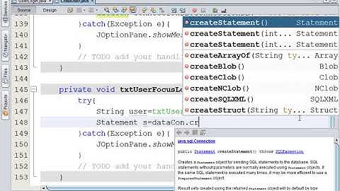 How to Create User Account in Java Netbeans