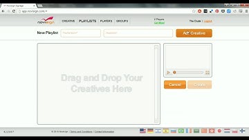 NoviSign Digital Signage Studio - Step 5: Creatives and Playlists