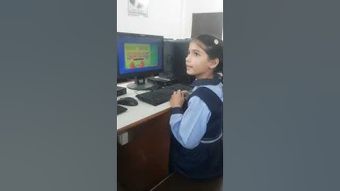 #Class 3 Child Computer knowledge #