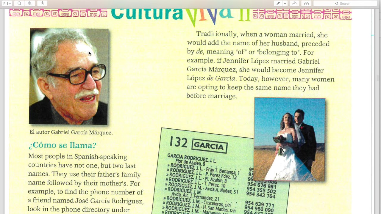 Spanish 1 Day 11 Classwork Textbook p. 146 -169 Video 