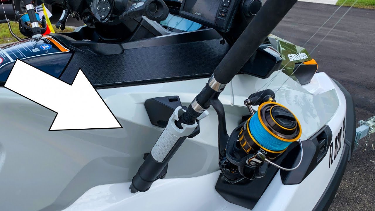 HOW TO: Install Front Mount Rod Holders On a Sea-Doo Fish Pro (Step By  Step) 