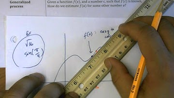 3 9 Linear Approximation   Generalized Process