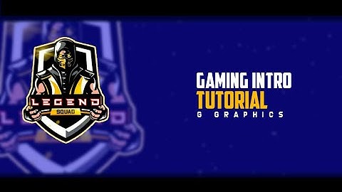 How To Make Gaming Logo Intro in KineMaster || using PixelLab || Tutorial