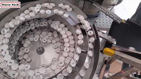 Irregular plastic cap different shape cap vibrating sorting bowl sorter feeding bowl testing video