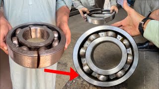 The Broken Bearings Were Joined Together With The Skill Of A Mechanical Welder