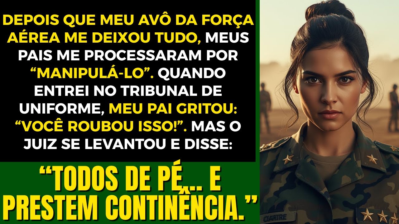 Meu Pai Gritou No Tribunal: “Você Roubou Isso!” — E O Juiz Fez Todos Se Levantarem Em Continência.