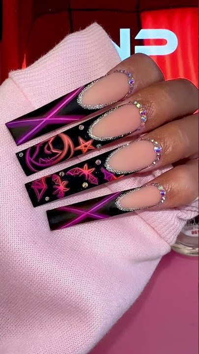 Disco liner gel,102-Nude Panther, non curve coffin tips, gel liner art #nails #notpolish #nailart