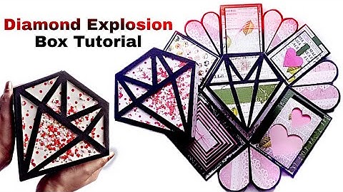 Diamond Explosion Box Tutorial | How to Make Explosion Box(Requested Video)