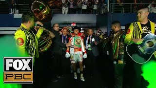 Watch Mikey Garcia's incredible ring entrance vs. Errol Spence Jr. | PBC ON FOX