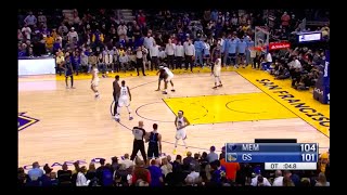 Memphis Grizzlies Ja Morant breaks ankles in the final seconds of a game vs Golden State Warriors!!