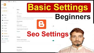 Blogger Basic Settings For Beginners in Hindi | Blogger SEO Settings | blogging | part 3 blog