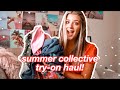 collective summer try-on haul 2020! swimwear, dresses, and more!