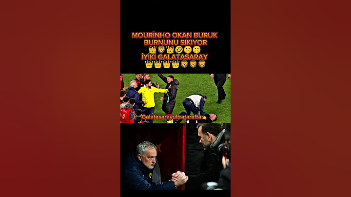 Fenerbahçe 1-2 Galatasaray Maç Sonu Mourinho Okan Burukun Burnunu Sıkıyor #galatasaray #fenerbahçe