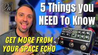 BOSS RE-202 Space Echo - 5 Settings You NEED To Know