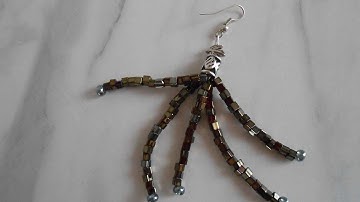How To Create Hanging Earrings With Black Beads - DIY Style Tutorial - Guidecentral