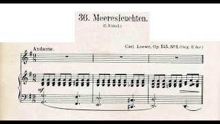 Meeresleuchten (Carl Loewe) - Piano Accompaniment in G Major