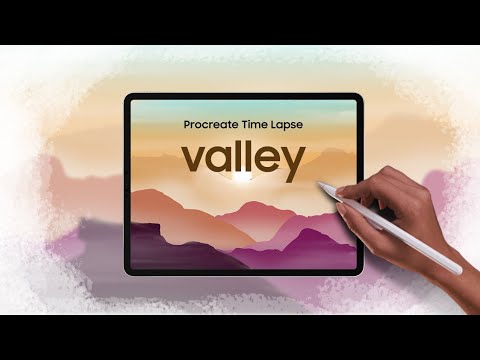 Procreate The Valley Time Lapse
