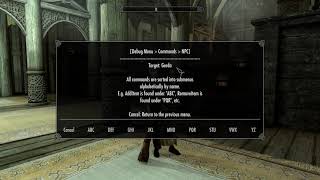 [Skyrim Special Edition] Debug Menu (Xbox): NPC targeting system functional
