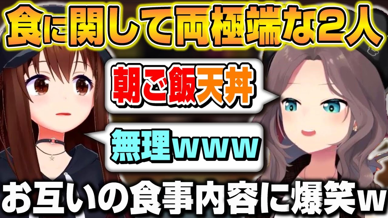 お互いの食事事情にツッコミと笑いが止まらないそらまつｗ【ホロライブ/切り抜き/ときのそら/夏色まつり】