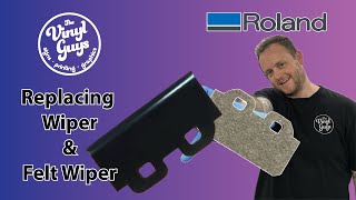 How To Replace Wiper & Felt Wiper on Roland VS VSi LEC2 RF XF