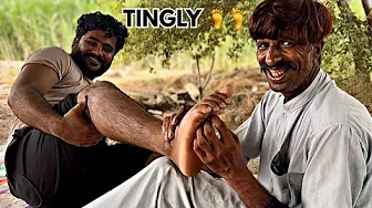 ASMR SATISFYING DEEP TISSUE FEET TINGLING MASSAGE MEN FOR RELAX | FOOT REFLEXOLOGY | LEG MASSAGE