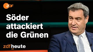 Markus Söder: Die Grünen sind eine 'Enttäuschung' in der Ampel | Markus Lanz vom 2. Mai 2023