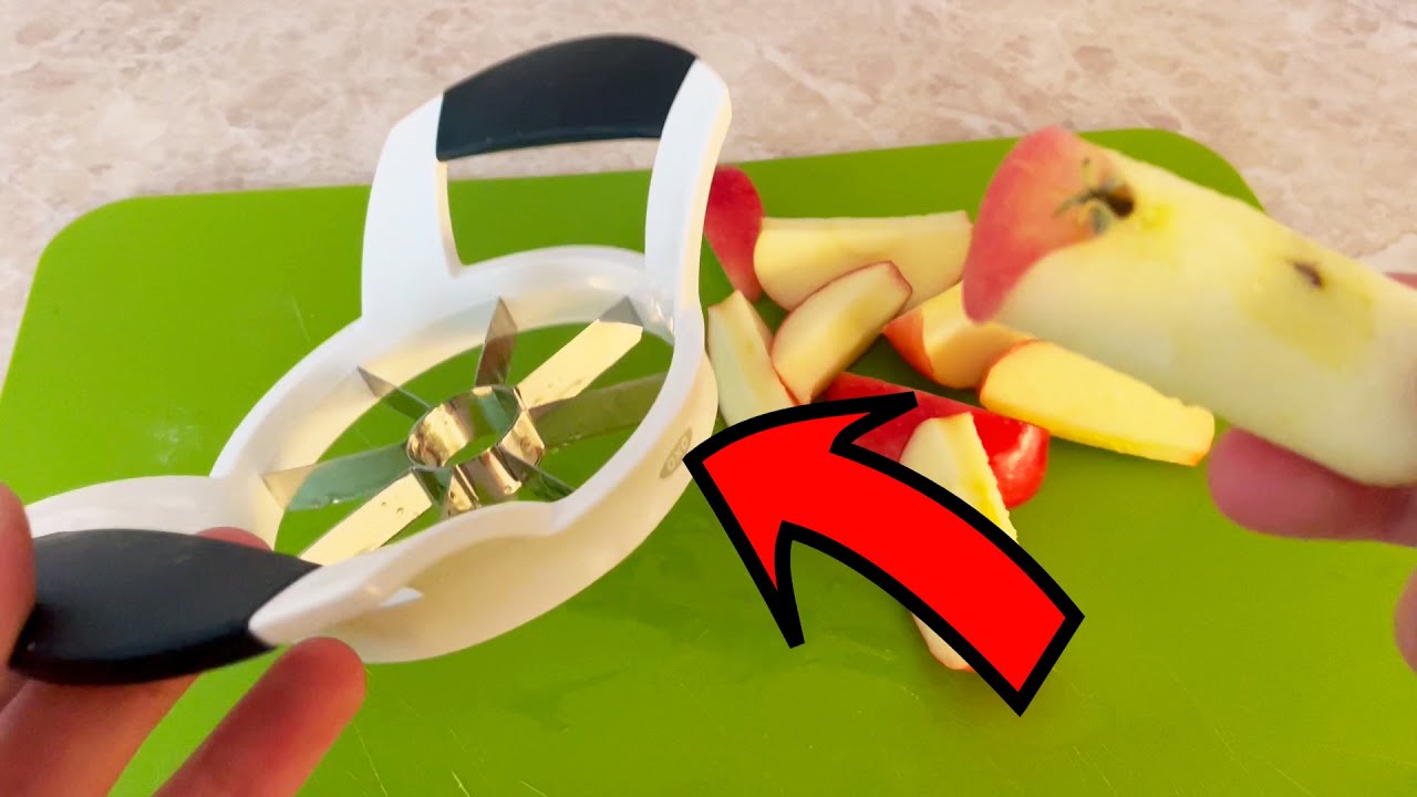 OXO Apple Corer and Divider Review and Demonstration 