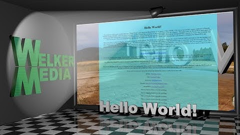 Blend4Web Hello World Project