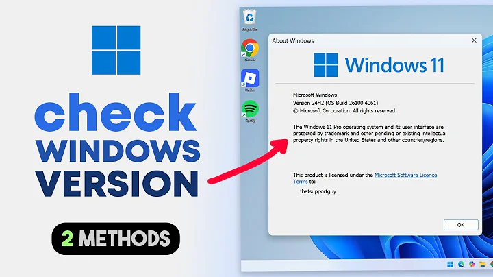 How to Check Windows Version / Edition in Laptop & PC (Windows 10/11)