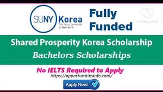 Shared Prosperity Korea Scholarships 2023-24 [Fully Funded] | Free Study at Korean Universities