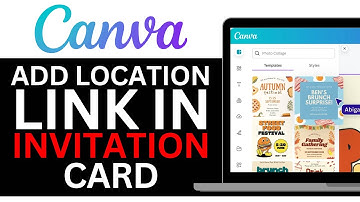 How To ADD LOCATION LINK IN CANVA INVITATION CARD! | BEST NEW METHOD 2025!