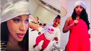 Cardi B Having Fun with Baby Blossom! 😍