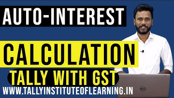 Auto-Interest Calculation on Overdue Installments in Tally.ERP9 I Vedanta Educational Academy