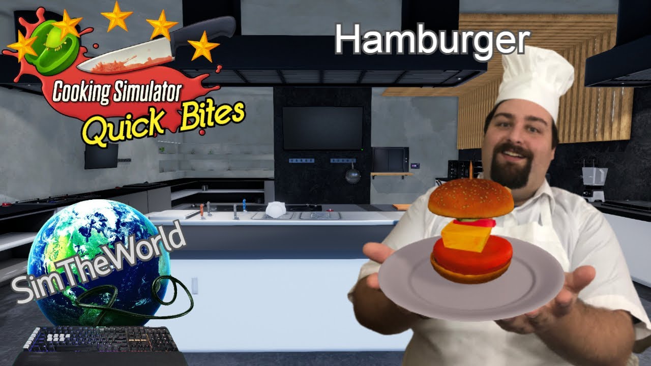 How to Make FIVE STAR Hamburger - Cooking Simulator Quick Bites