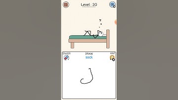 Draw Puzzle Level 30 Sock Completed Gameplay Shorts