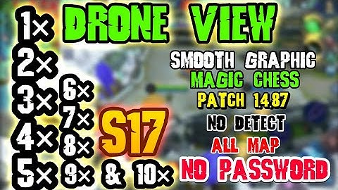 Update Drone View Mobile Legends Terbaru Patch 1.4.87 (Yu zhong) Luas 1x - 10x