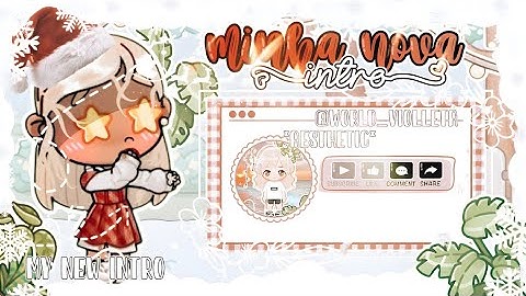 *AESTHETIC* MINHA NOVA INTRO! 🪻✨️💜 