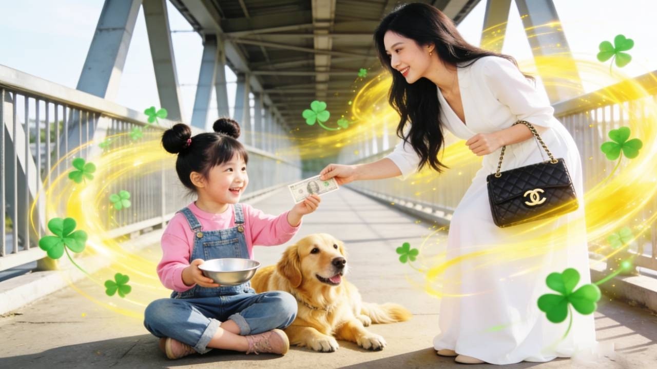 CEO收養了一個小女孩，沒想到她竟然是自帶光環的福星，帶給她潑天好運和真爱，從此把她寵成獨一無二的掌上公主❤️