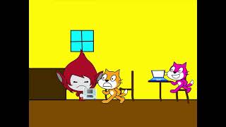 SCGGR: Scratch Cat brings his Nintendo DS to school and gets grounded