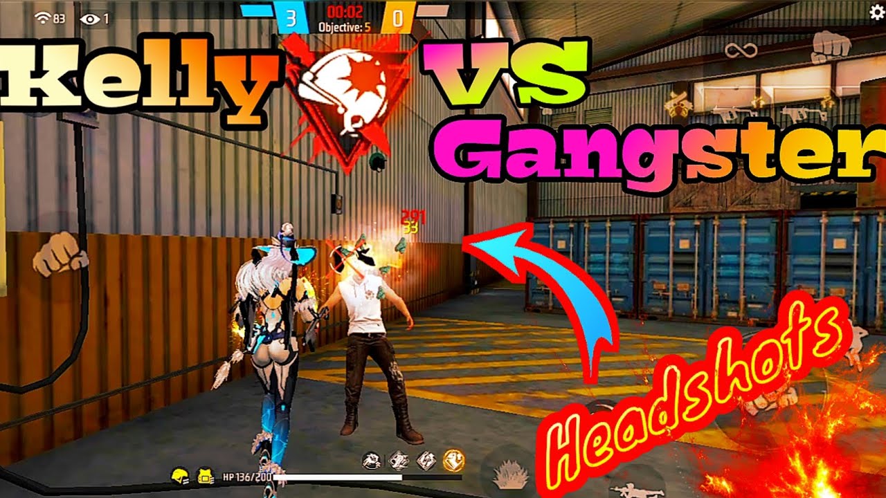 Headshots Of Kelly 🎯 Op Gameplay With Gangster _ Garena Free Fire - YouTube