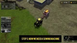 Quick Tutorials - Farming Simulator 15 - How to make grain and straw