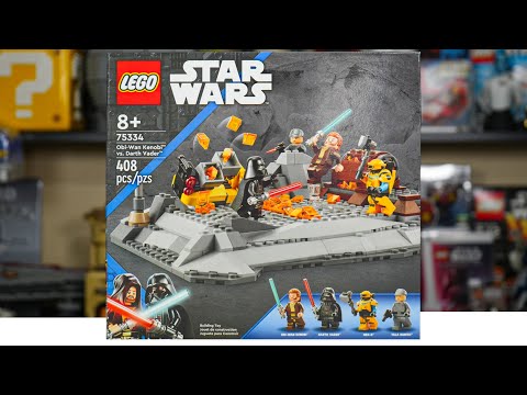 LEGO Star Wars 75334 OBI-WAN KENOBI VS. DARTH VADER Review! (2022)