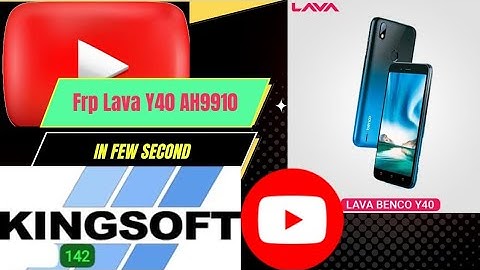Lava frp y40 Lava  benco AH9910 frp | remove google account