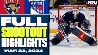 Florida Panthers at New York Rangers | FULL Shootout Highlights - March 23, 2024