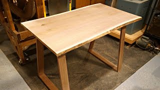 How To Build A Diy Live Edge Desk - Free Downloadable Plans Included!