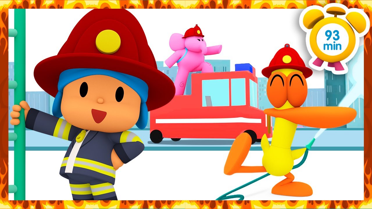 Download 🧑‍🚒 POCOYO ENGLISH - I Want to Be a Firefighter! [93 min] Full Episodes |VIDEOS & CARTOONS for KIDS