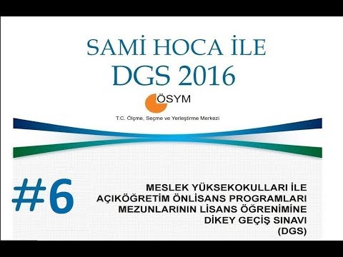 2016 DGS Matematik Soruları ve Çözümleri -6