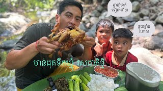 មាន់ដុត ទឹកឃ្មុំបែបធម្មជាតិ Funny video